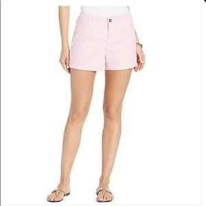 NWT Lilly Pulitzer Kelly Shorts Pink Seersucker